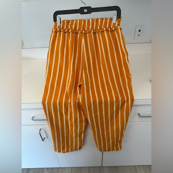 5 for $25- Orange and White Striped Pants made by Ci Sono - Picture 9 of 16